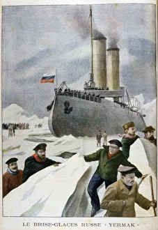 The Russian icebreaker Yermak, 1902 The Russian icebreaker Yermak, 1902