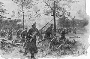 Russian infantry charging during Brusilovs offensive against Austria-Hungary, World War I, 1916 Russian infantry charging during Brusilovs offensive against Austria-Hungary, World War I, 1916