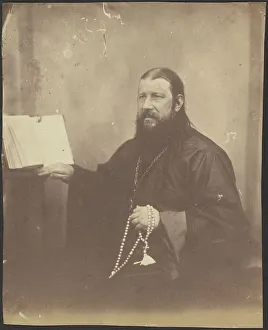 A Russian Orthodox Priest, about 1852. Creator: Unknown