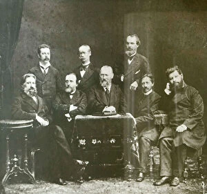 Images Dated 30th March 2010: Russian playwrights, 1870s