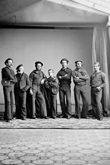 Young Man Gallery: Russian sailors?, between 1855 and 1865. Creator: Unknown