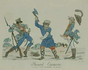 Terebenev Prints: Russian Scaevola. From the Syn otechestva (Son of the Fatherland) literary magazine