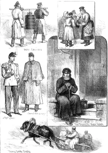 Water Supply Prints: Russian Sketches, 1880. Creator: Unknown