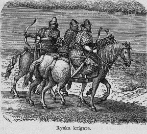 Sigismund Iii Gallery: Russian warriors, c. 1620. Artist: Anonymous