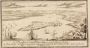 Sea Battle Prints: The Russo-Swedish seabattle of Krasnaya Gorka near Kronstadt on May 1790, 1790