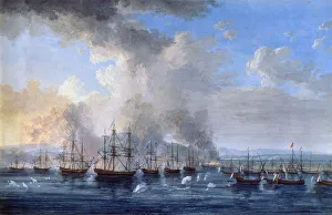 Flotilla Prints: The Russo-Turkish Battle at the Damietta Castle on 1770