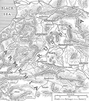 Armenian Gallery: The Russo-Turkish frontiers, 1915