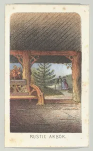 Rustic Arbor, from the series, Views in Central Park, New York, Part 3, 1864