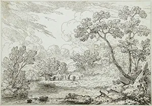 Rustic Castle, 18th century. Creator: Unknown
