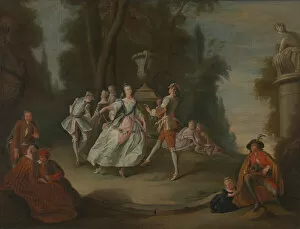Antoine Watteau Collection: Rustic Dance, 18th-19th century. Creator: Unknown