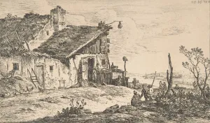 P And Xe9 Prints: Rustic Landscape, 1772. 1772. Creator: Nicolas Perignon