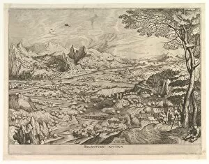 Doetechum Gallery: Rustic Solicitude (Solicitudo rustica) from The Large Landscapes, ca. 1555-56