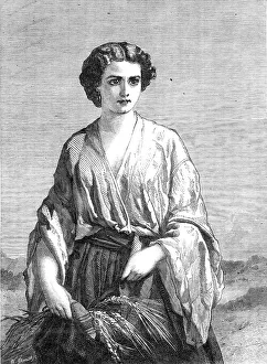 Gleaner Prints: Ruth, by A. Johnston, from the exhibition of the British Institution