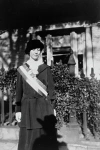 Ruth Crocker, Suffragist, 1917. Creator: Unknown