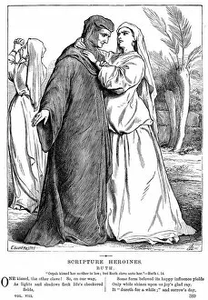 Ruth embracing her mother-in-law, 1873