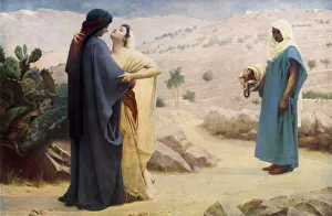 Relationship Prints: Ruth and Naomi, 1886, (1936). Creator: Philip Hermogenes Calderon