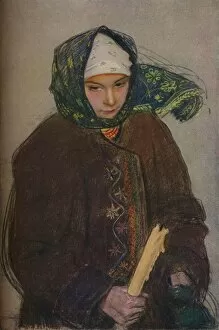 Studio Volume 41 Collection: A Ruthenian Peasant Girl, c1907. Artist: Theodor Axentowicz