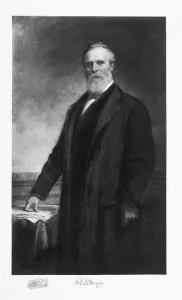 Rutherford B Hayes, 19th President of the United States of America, (1901). Artist