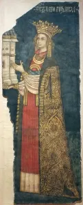 Ruxandra Basarab, daughter of Neagoe Basarab (From the Curtea de Arges Monastery)