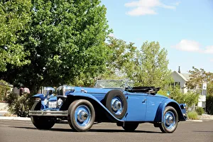Ruxton model c roadster 1932. Artist: Simon Clay