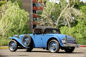 Ruxton model c roadster 1932. Artist: Simon Clay