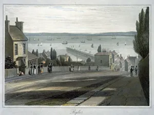 Solent Prints: Ryde, Isle of Wight, 1814-1825. Artist: William Daniell