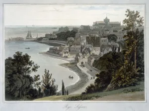 Daniell Prints: Rye, Sussex, 1823. Artist: William Daniell