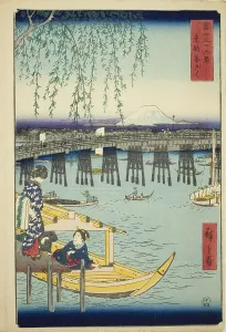 Fuji Prints: Ryogoku Bridge in the Eastern Capital (Toto Ryogoku)