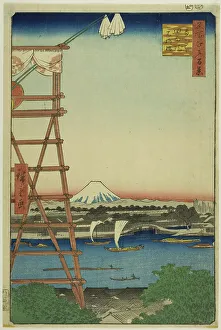 Sumida Prints: Ryogoku Ekoin and Moto-Yanagi Bridge (Ryogoku Ekoin Moto-Yanagibashi)