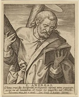 Wiericx Hieronymous Prints: S. Andreas. Creator: Hieronymous Wierix
