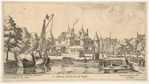 Platform Gallery: S. Anthonis Marckt met de Waegh, 17th century. Creator: Reinier Zeeman