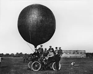 Early Prints: S. F. Cody in Brown at airfield. Creator: Unknown