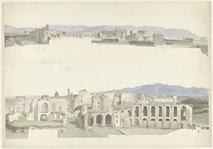 Joseph August Knip Prints: S. Giovanni E Paolo, The Villa Mattei and the Imperial Palaces