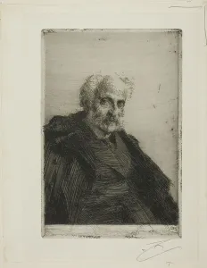 Wall Street Prints: S. Loeb, 1897. Creator: Anders Leonard Zorn