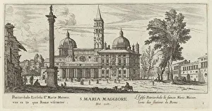 Santa Maria Maggiore Prints: S. Maria Maggiore, 1640-1660. Creator: Israel Silvestre