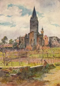 Artist In The Riviera Prints: S. Salvatore, c1910, (1912). Artist: Walter Frederick Roofe Tyndale