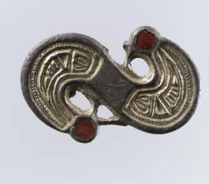 Letters Gallery: S-Shaped Brooch, Frankish, 6th century. Creator: Unknown