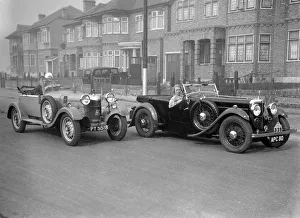 SA Roebucks AC Open 2-seat tourer and Kitty Brunells winning AC 4-seater tourer