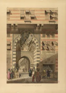 Qaitbay Prints: The Sabil-Kuttab of Sultan Qaitbay. Artist: Coste, Pascal-Xavier (1787-1879)