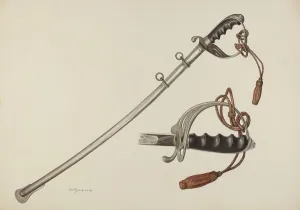 Saber Prints: Sabre, 1942. Creator: Carl Buergerniss