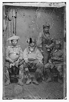 Buckskin Gallery: Sac & Fox, between 1855 and 1865. Creator: Unknown