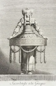 Sacerdotesse à la Grecque, 1771. Creator: Bossi