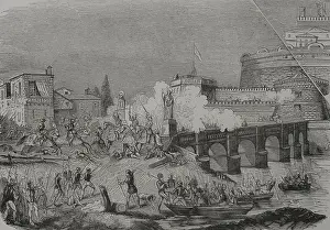 Arriving Prints: Sack of Rome, 1527, (1856). Creator: Unknown