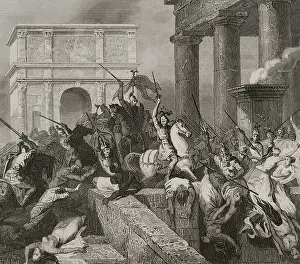 Wound Prints: Sack of Rome by the Visigoths led by Alaric I in 410