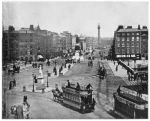 Public Transport Prints: Sackville Street, Dublin, late 19th century. Artist: John L Stoddard