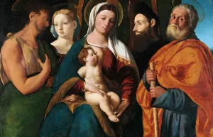 Sacra Conversazione, ca 1510-1520. Creator: Dossi, Dosso (ca. 1486-1542)