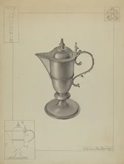 Aaron Fastovsky Prints: Sacramental Ewer, c. 1936. Creator: Aaron Fastovsky