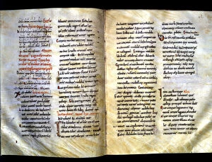 Images Dated 23rd May 2013: Sacramentary of Vic, manuscript on parchment dated August 31, 1038 and made, following