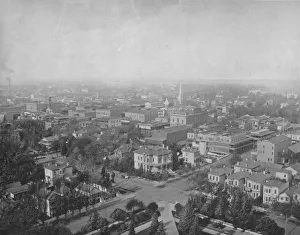 Urbanisation Gallery: Sacramento, Cal. from the Dome of the Capitol, c1897. Creator: Unknown