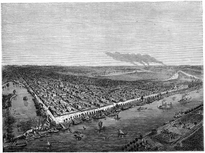 Sacramento, California, 1859. Artist: Regis Francois Gignoux